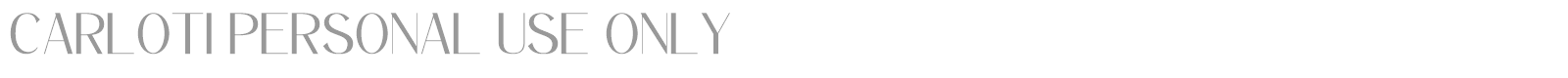 Carloti font preview